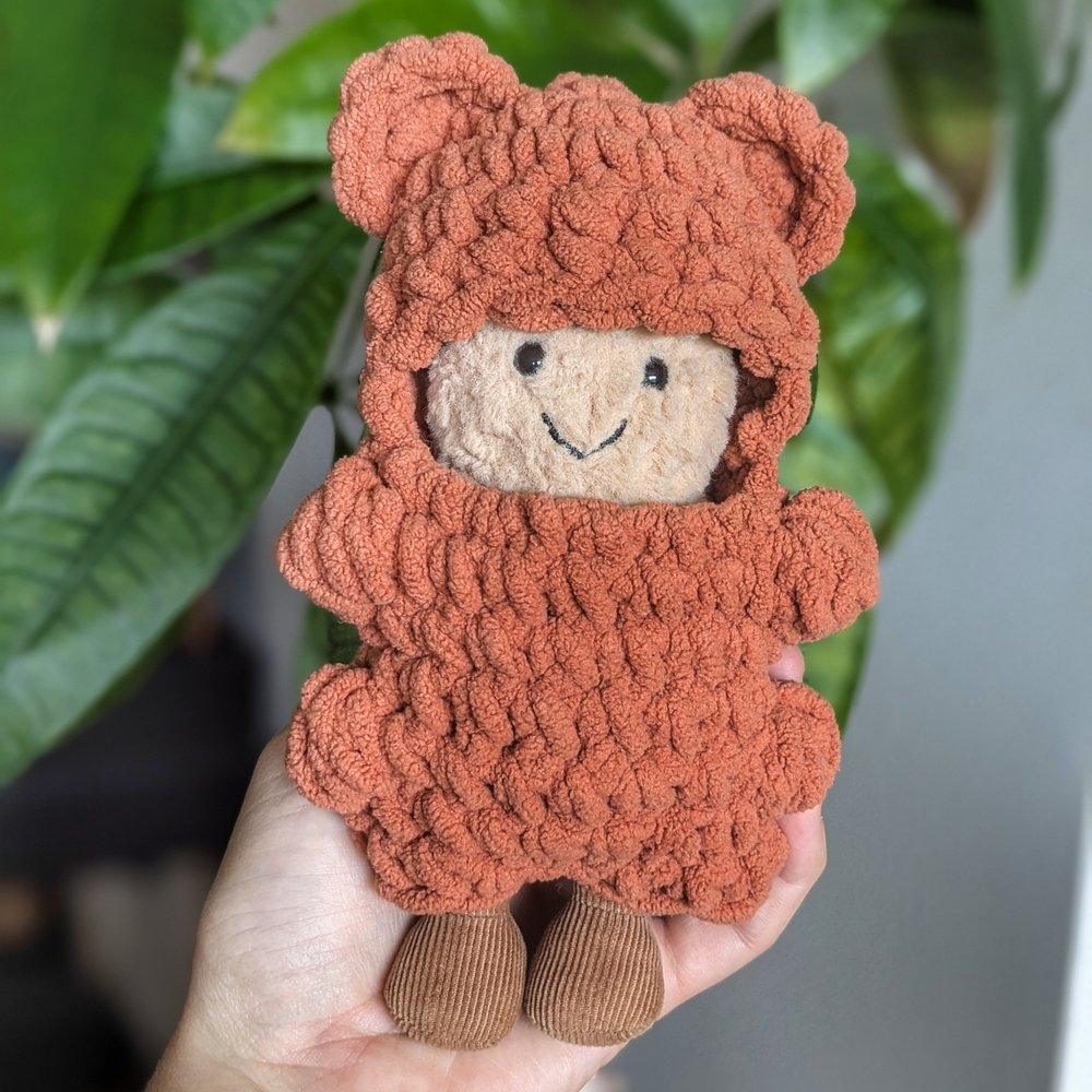 Handmade Crochet Jellycat Outfit, Plushie Clothes Costume